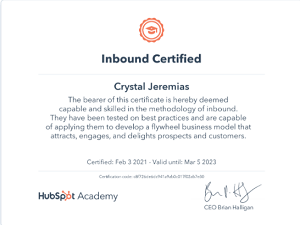 Certificate for Inbound